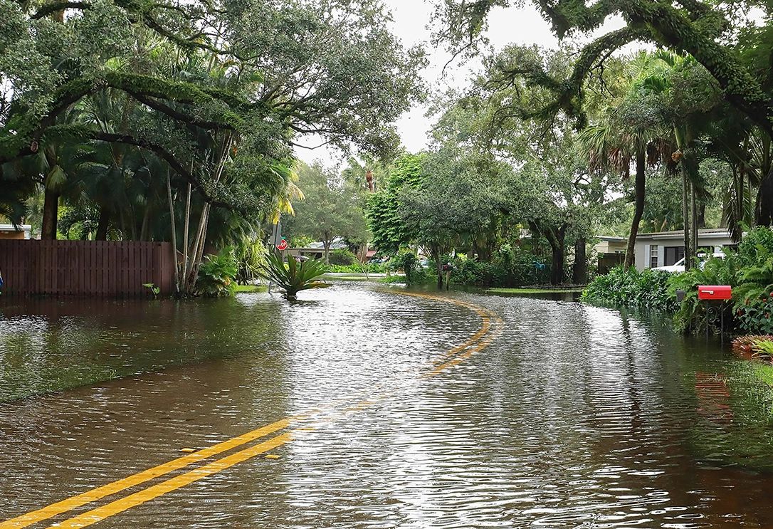 Neighborhood flooding